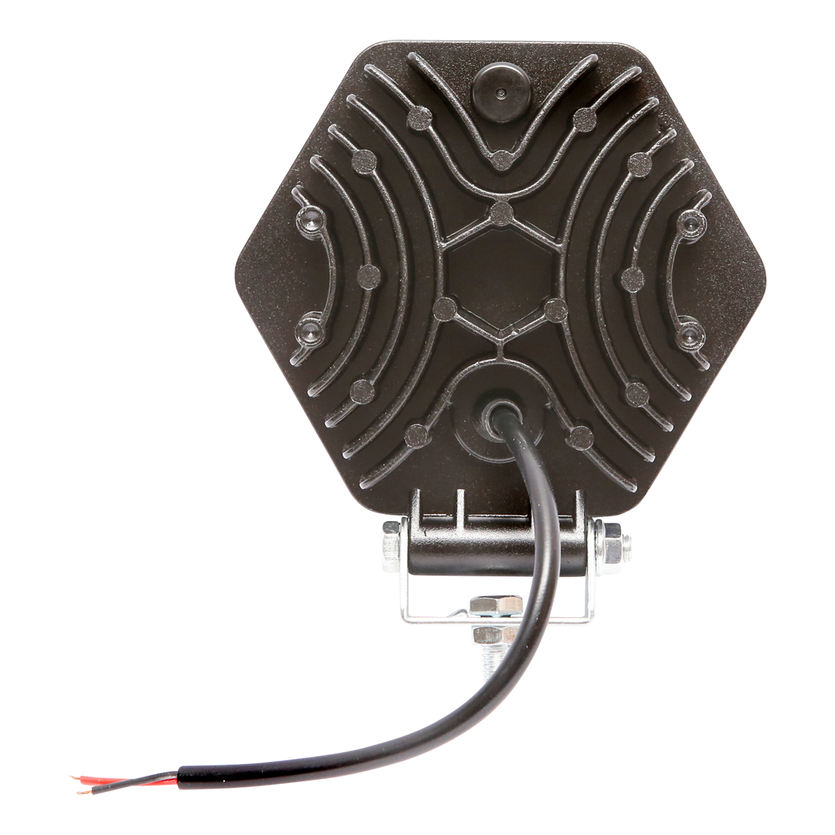 Lampa proiector hexagonal cu lumina alba si grilaj 16 LED-uri 12/24V, 125mm Breckner Germany - imagine 3