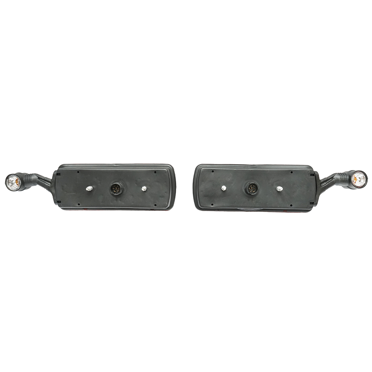 Set lampi 12-24V spate camion 470-350x90mm, cu lampi de gabarit, 5 functii Breckner Germany - imagine 2