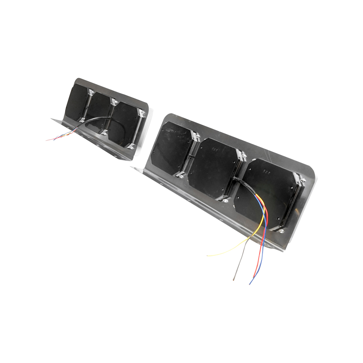 Set lampi spate camion cu LED fara semnalizare 598x220, 12/24V Breckner Germany - imagine 4