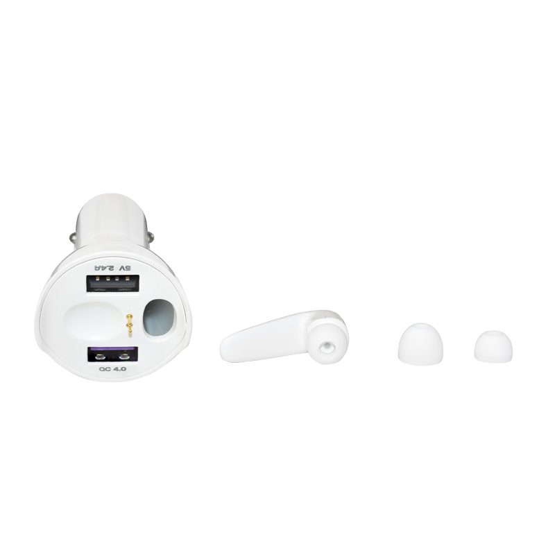 Casca bluetooth cu incarcare la priza auto tip bricheta - imagine 2