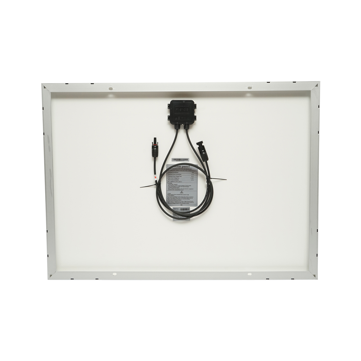 Panou solar 75W fotovoltaic monocristalin 550x760x30mm Breckner Germany - imagine 2