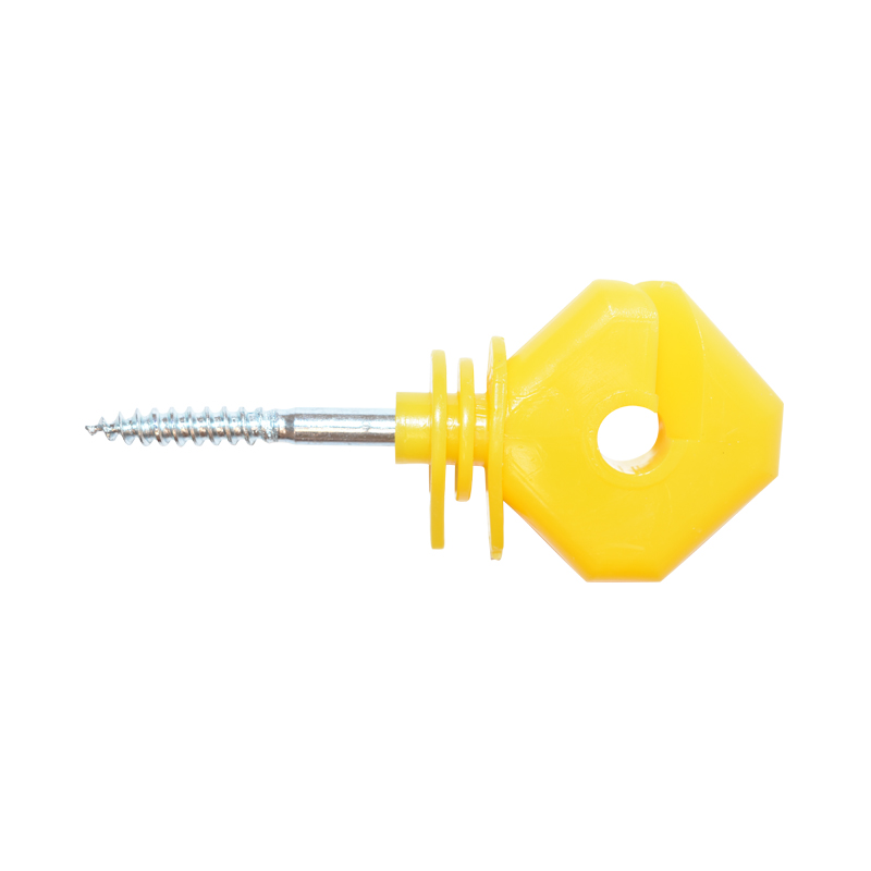 Izolator premium tip romb galben pentru gard electric Breckner Germany - imagine 2