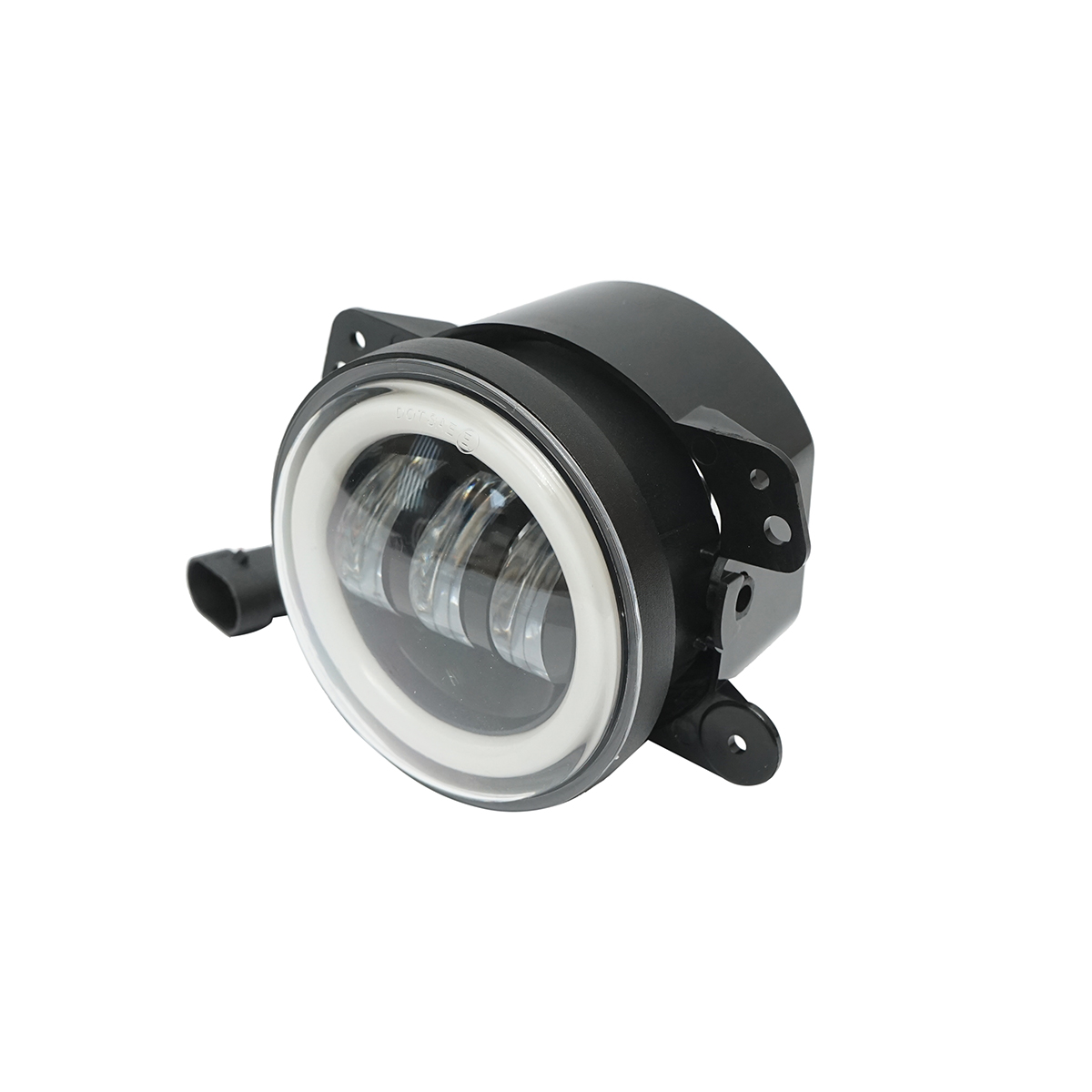 Set 2 proiectoare ceata LED cu DRL Angel Eyes 10-60V 30W, 3 functii alb/galben, lumina de zi, ceata si semnalizare Breckner Germany - imagine 3