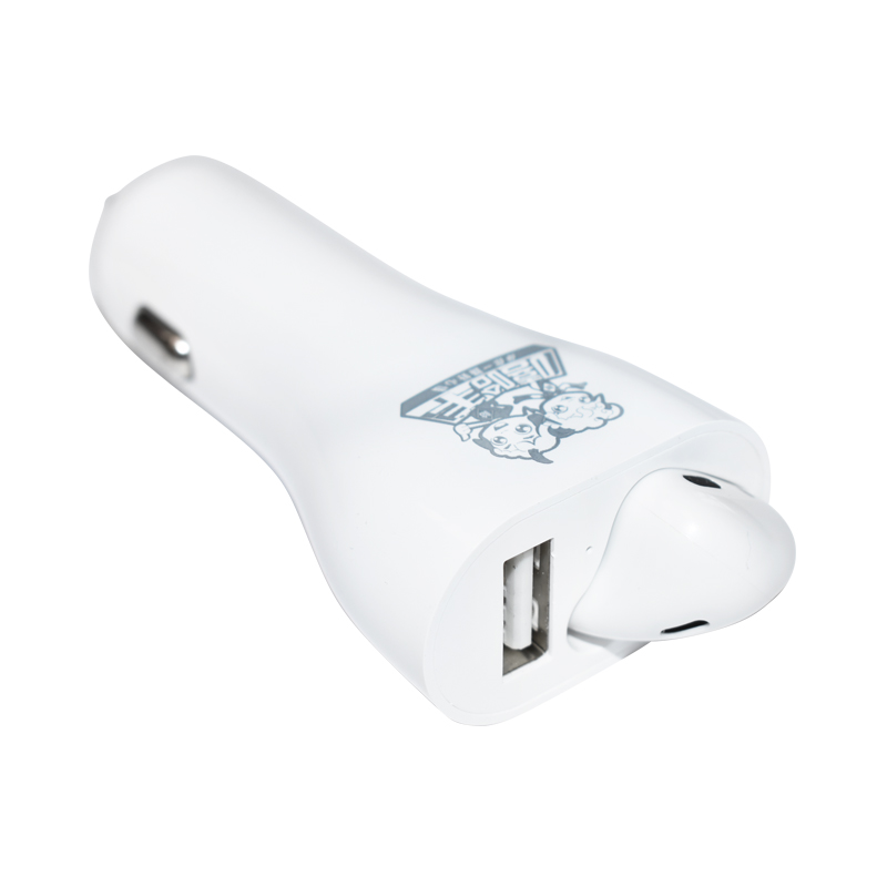 Casca bluetooth cu incarcare la priza auto tip bricheta - imagine 2