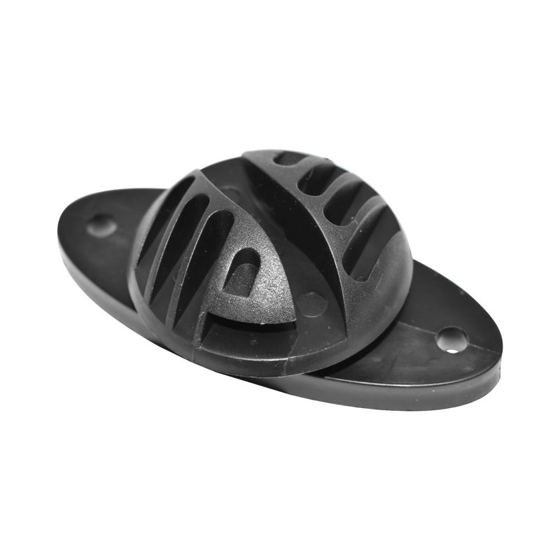 Izolator plat negru 70x40mm pentru gard electric Breckner Germany - imagine 2