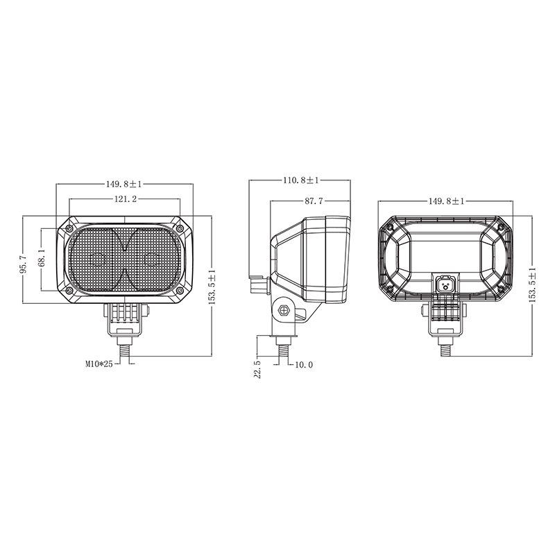 Lampa proiector 12V stanga/dreapta Breckner Germany - imagine 5