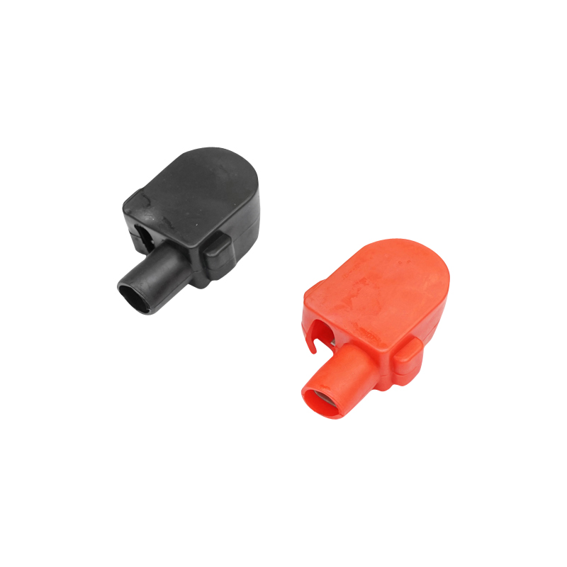 Set borne baterie cu clema si protectie cauciuc rosu si negru Breckner Germany - imagine 4