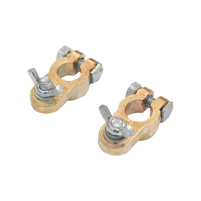 Set borne baterie din cupru Cu HD Heavy Duty Breckner Germany - imagine 5