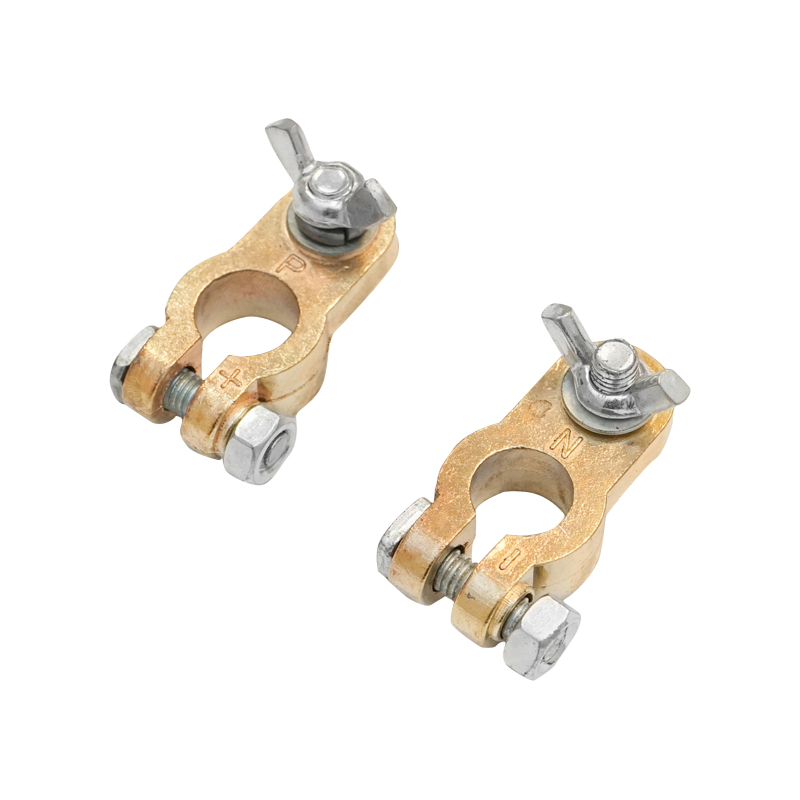Set borne baterie din cupru Cu HD Heavy Duty Breckner Germany - imagine 4