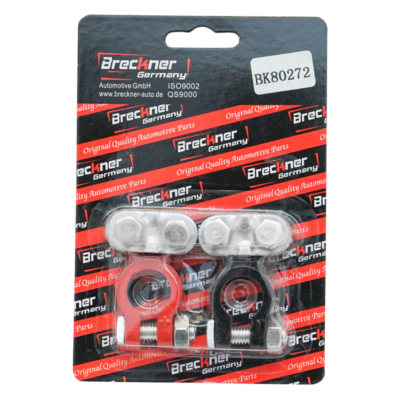 Set borne baterie rosu si negru Breckner Germany