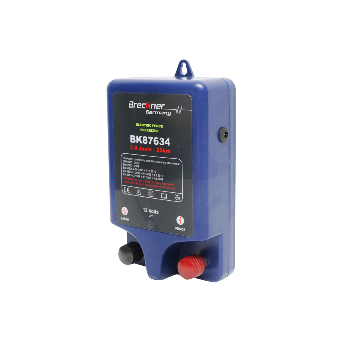 Generator impulsuri 220V 3 Joule 25 km cu impamantare pentru gard electric Breckner Germany - imagine 4
