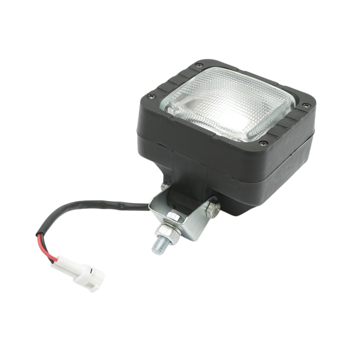 Lampa, proiector lucru patrat JCB, John Deere 12V, H3, 55W 108x98x88mm - imagine 3