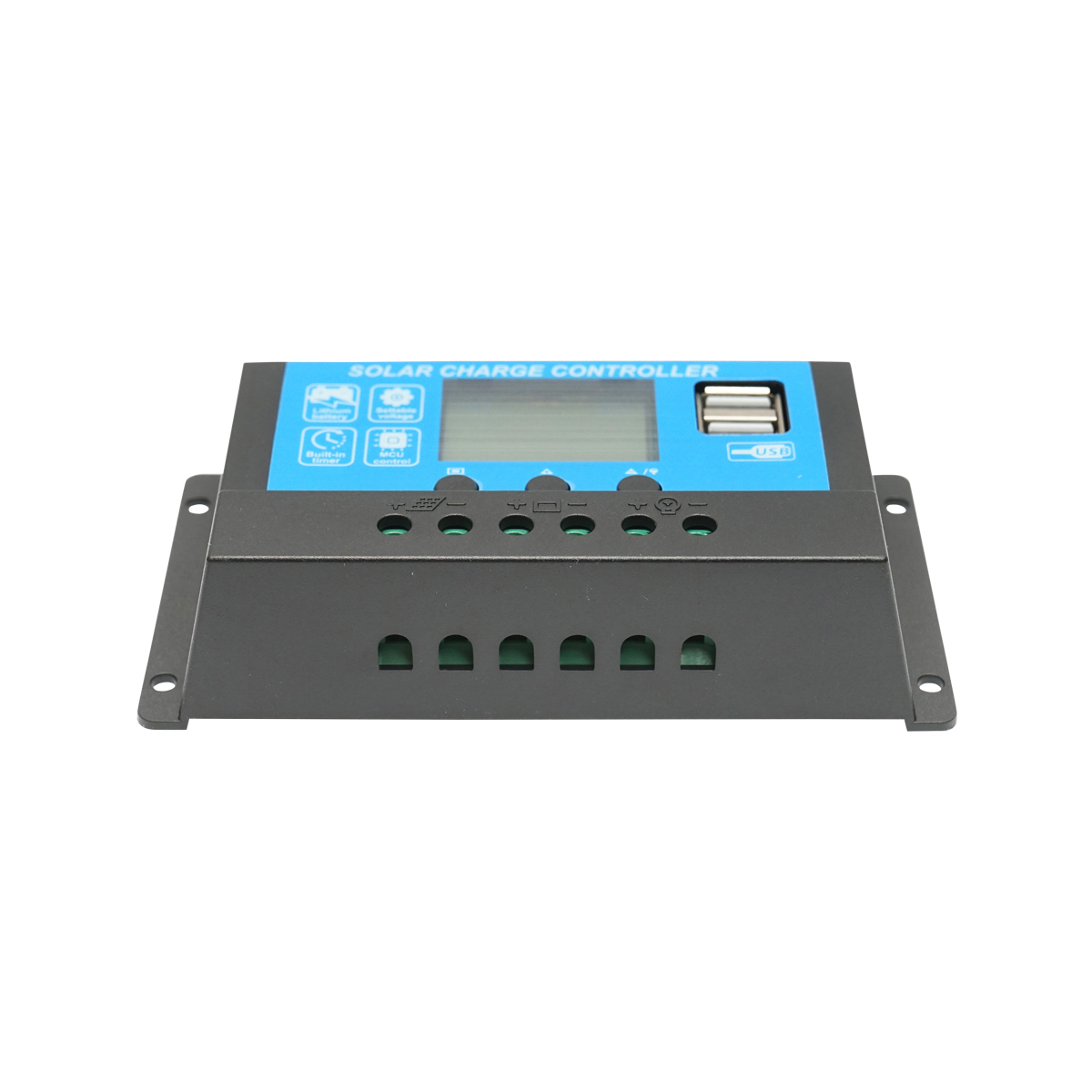 Regulator tensiune pentru panou solar 12/24V, 20A, 2X port USB Breckner Germany - imagine 2