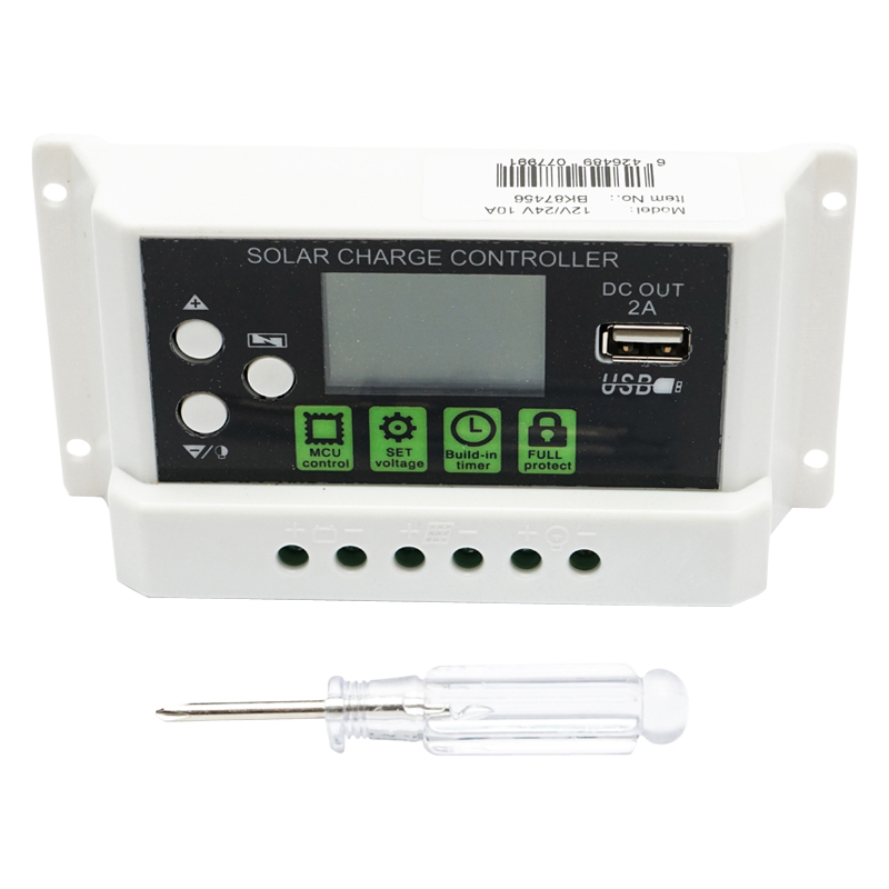 Regulator tensiune pentru panou solar 10A 12V/24V port USB 5V/2A Breckner Germany