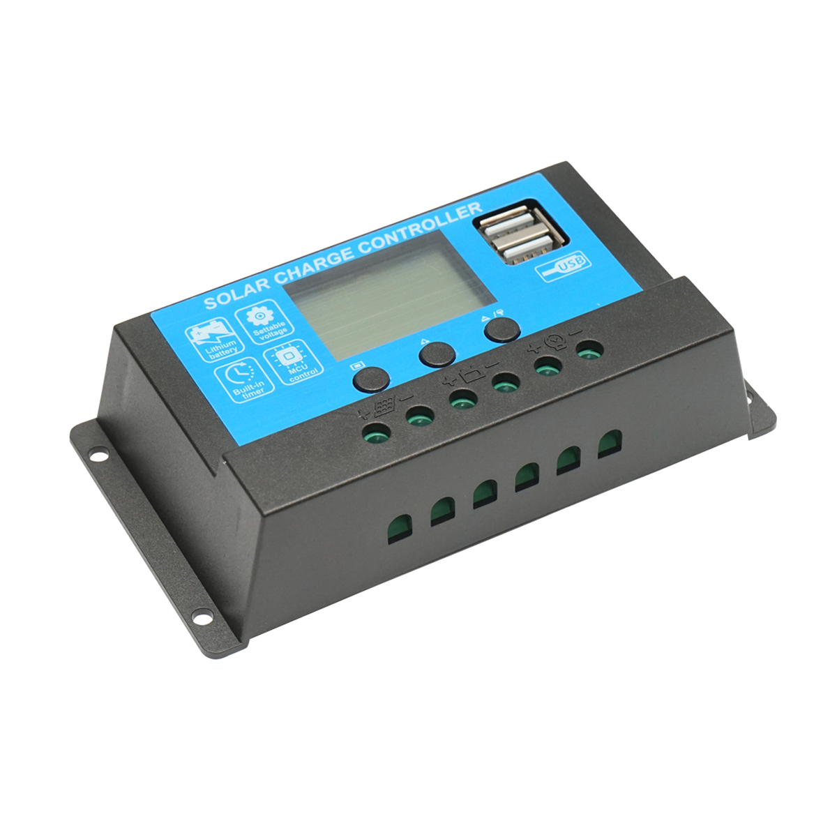 Regulator tensiune pentru panou solar 20A 12V/24V port USB 5V/2A Breckner Germany - imagine 4