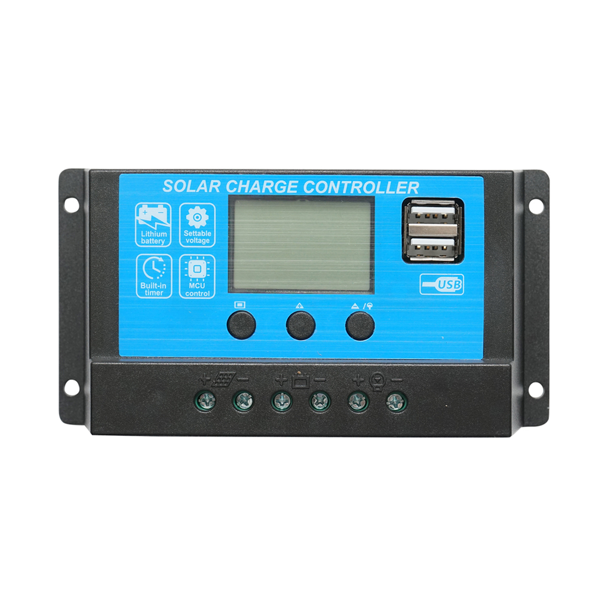 Regulator tensiune pentru panou solar 20A 12V/24V port USB 5V/2A Breckner Germany