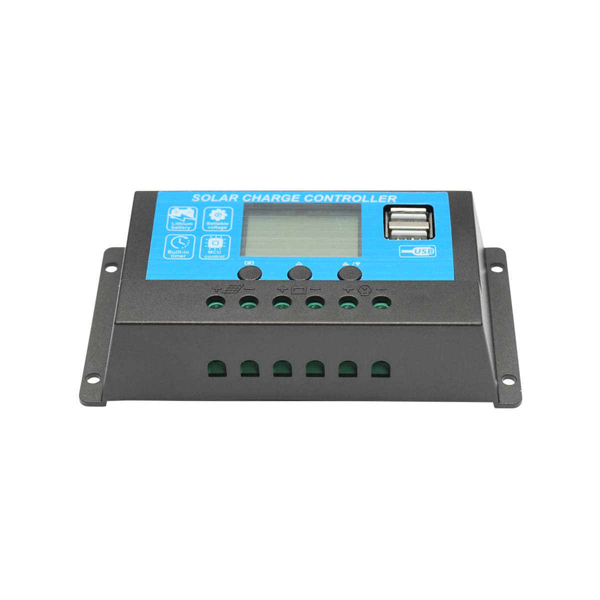 Regulator tensiune pentru panou solar 20A 12V/24V port USB 5V/2A Breckner Germany - imagine 2