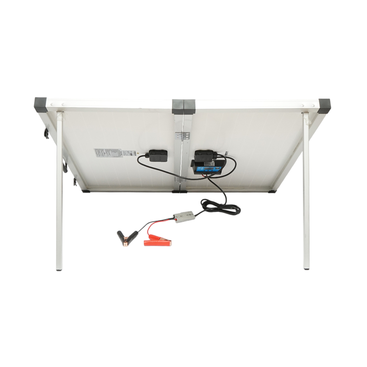 Panou solar 120W fotovoltaic monocristalin tip valiza cu regulator de tensiune 12/24V 20Ah 2 USB-uri Breckner Germany - imagine 5