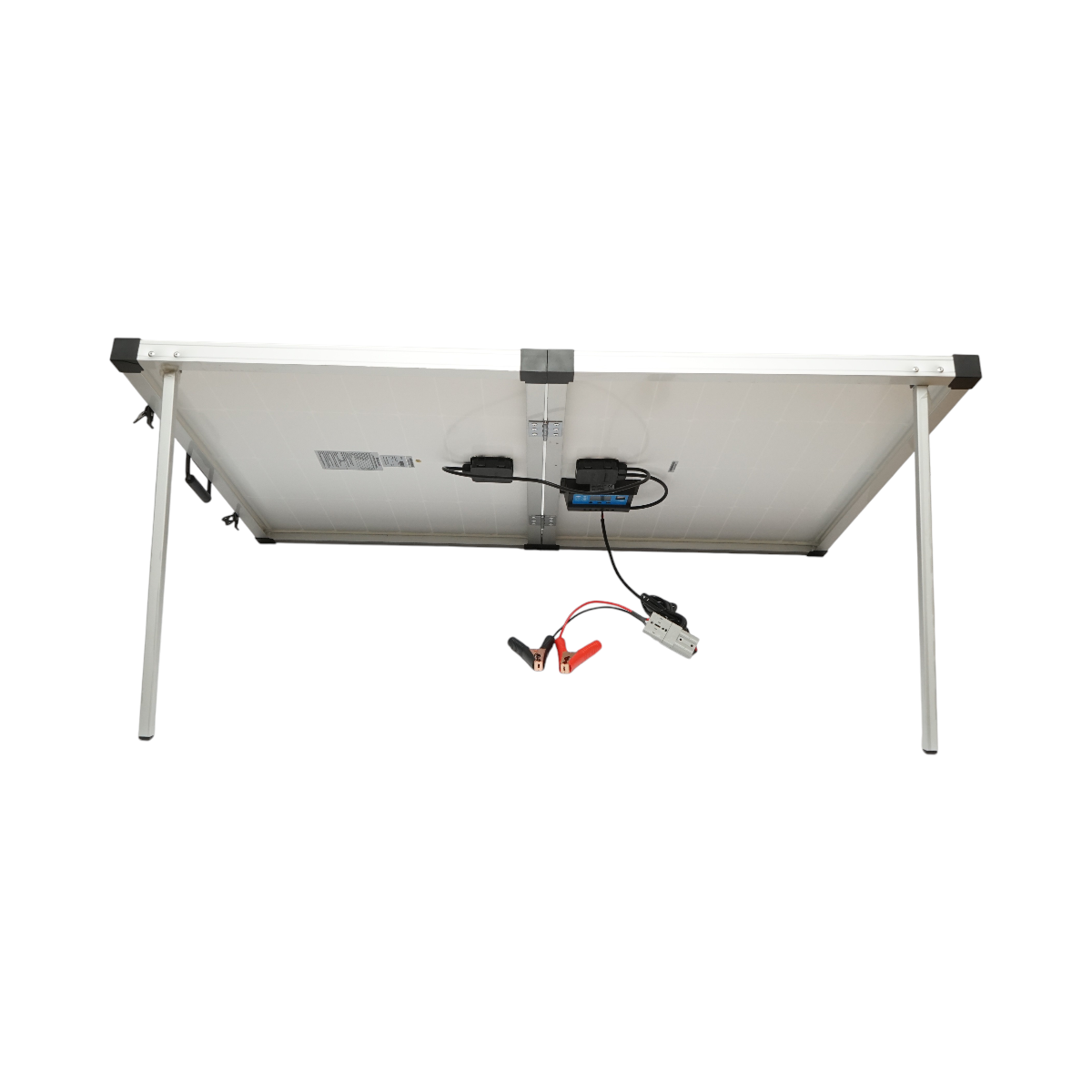 Panou solar 145W portabil fotovoltaic monocristalin tip valiza cu regulator tensiune 12/24V 20Ah 2 USB-uri Breckner Germany - imagine 6