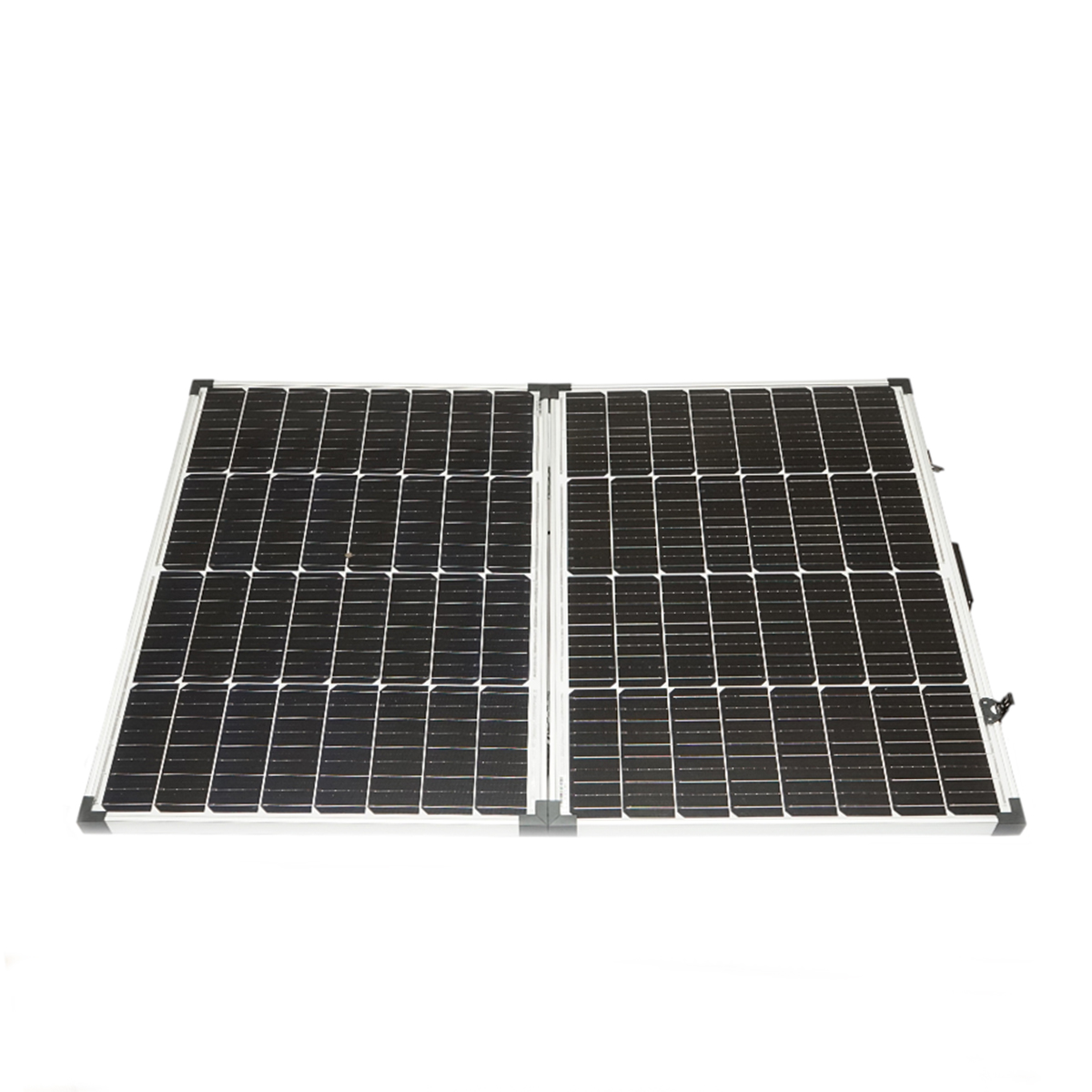 Panou solar 145W portabil fotovoltaic monocristalin tip valiza cu regulator tensiune 12/24V 20Ah 2 USB-uri Breckner Germany - imagine 2