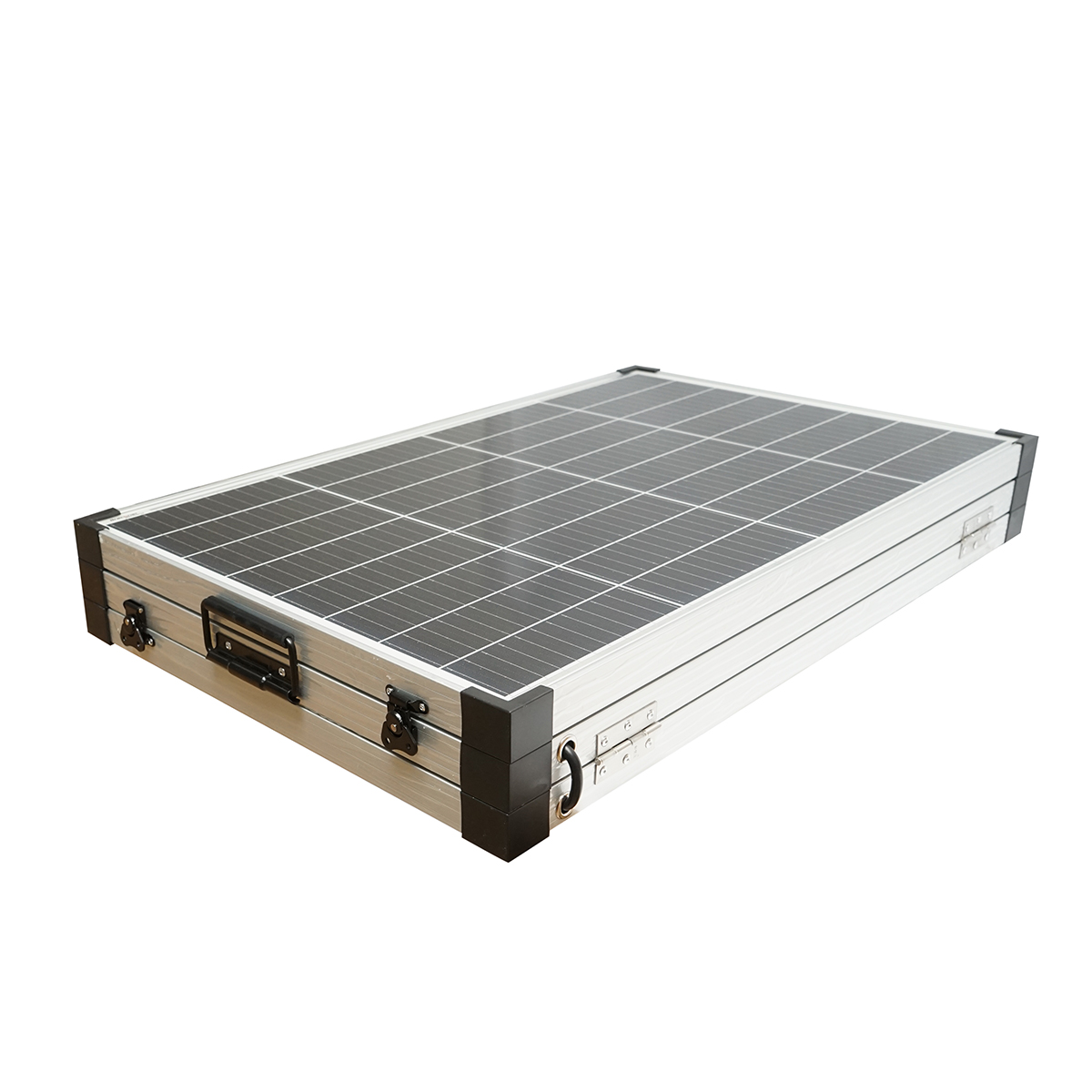 Panou solar 240W portabil fotovoltaic monocristalin tip valiza cu regulator tensiune 12/24V 20Ah 2 USB-uri Breckner Germany - imagine 3