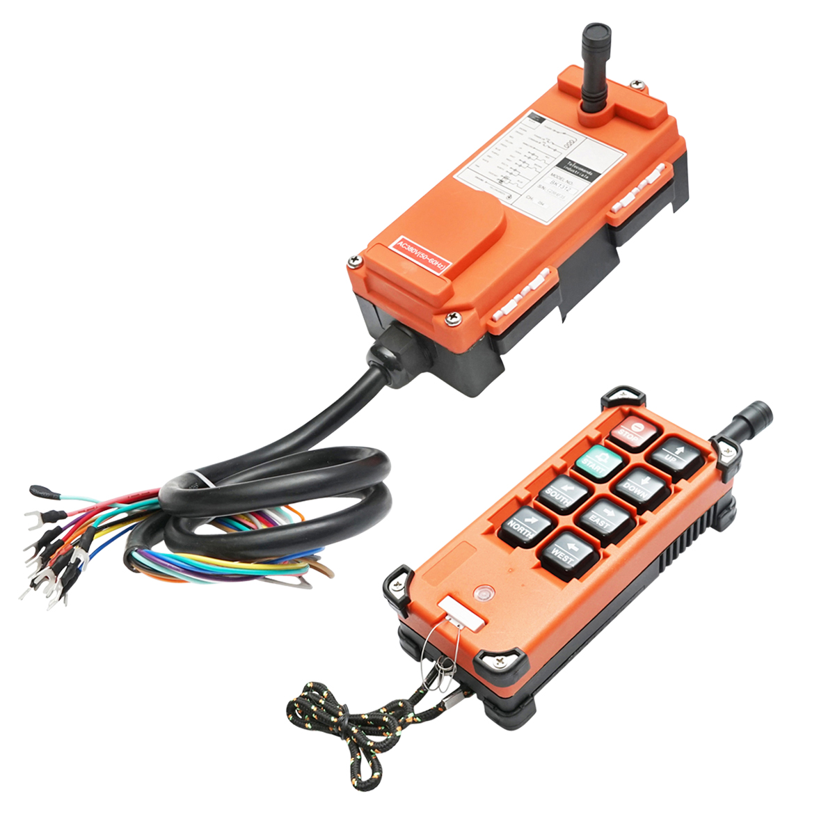 Telecomanda industriala wireless cu 6 comenzi AC 380V si protectie la apa Breckner Germany - imagine 3