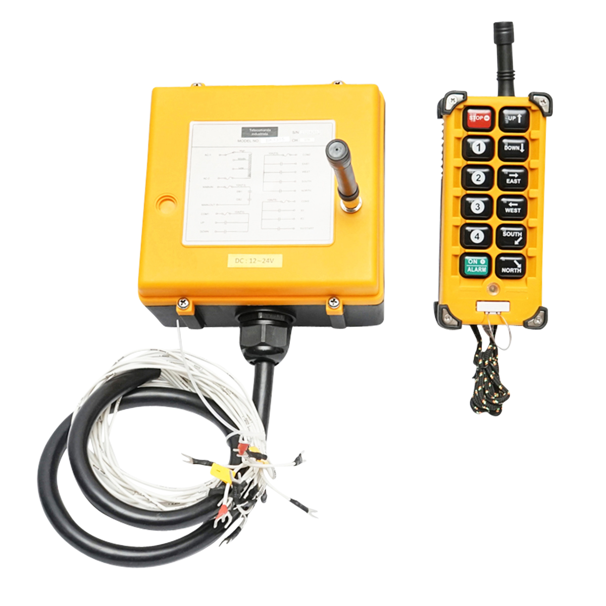 Telecomanda industriala wireless cu 8 comenzi DC 12V/24V si protectie la apa Breckner Germany - imagine 2