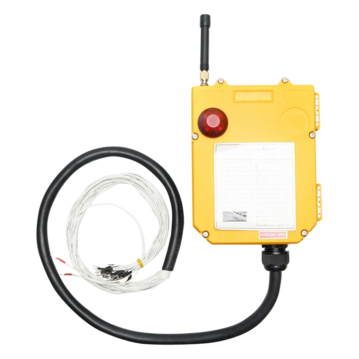 Telecomanda industriala wireless cu 10 comenzi AC 380V si protectie la apa Breckner Germany - imagine 4