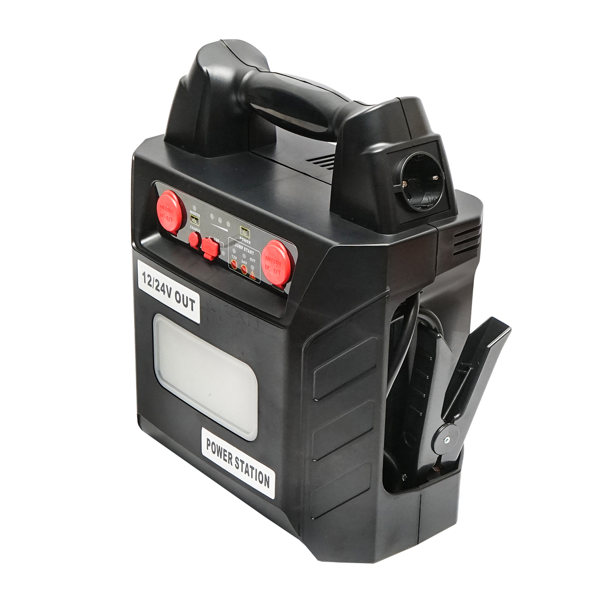 Robot pornire portabil cu 5 functii 12/24V 300W 600-3000A, baterie inclusa, lampa LED 3W si 1xUSB 5V/2.1A - imagine 3