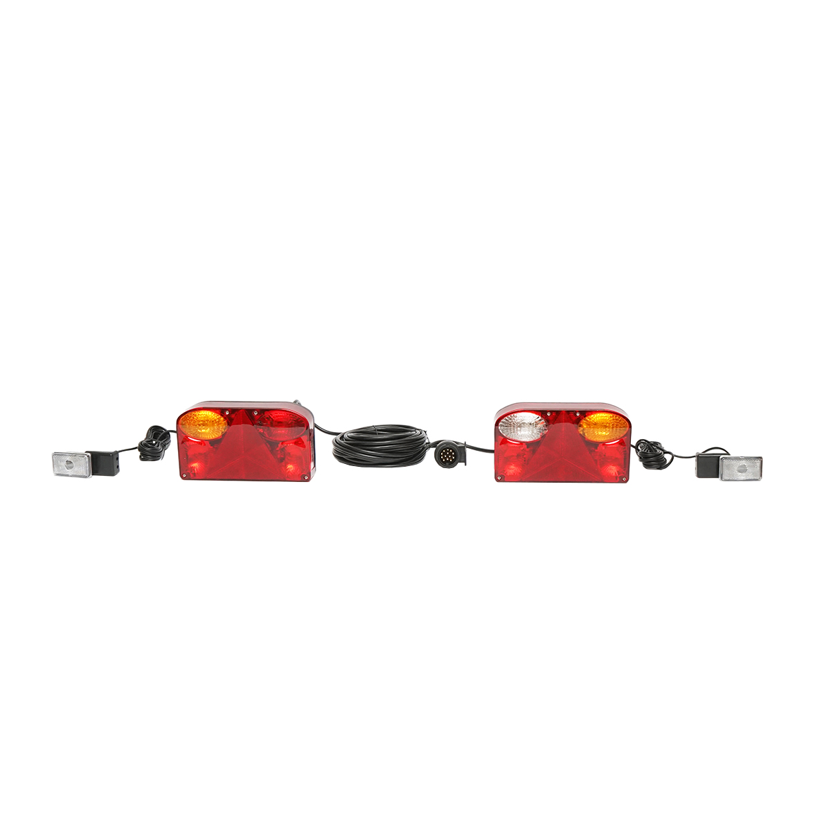 Set lampi universale remorca 12V cu 6 functii, cablaj 5.5m si priza 13 pini Breckner Germany