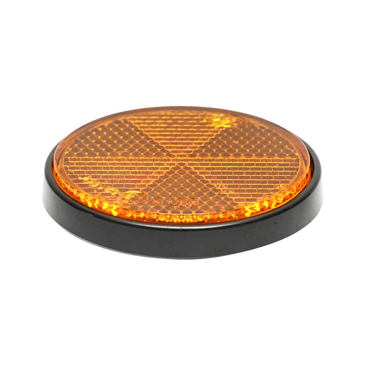 Reflectorizant rotund 60mm galben lateral Breckner Germany - imagine 2