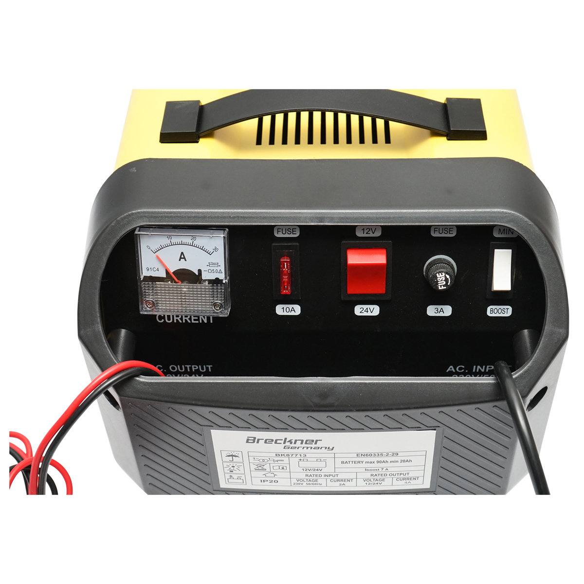 Redresor incarcator baterie auto 12/24V 5A 230V/140W pentru baterii 20-90Ah Breckner Germany - imagine 9