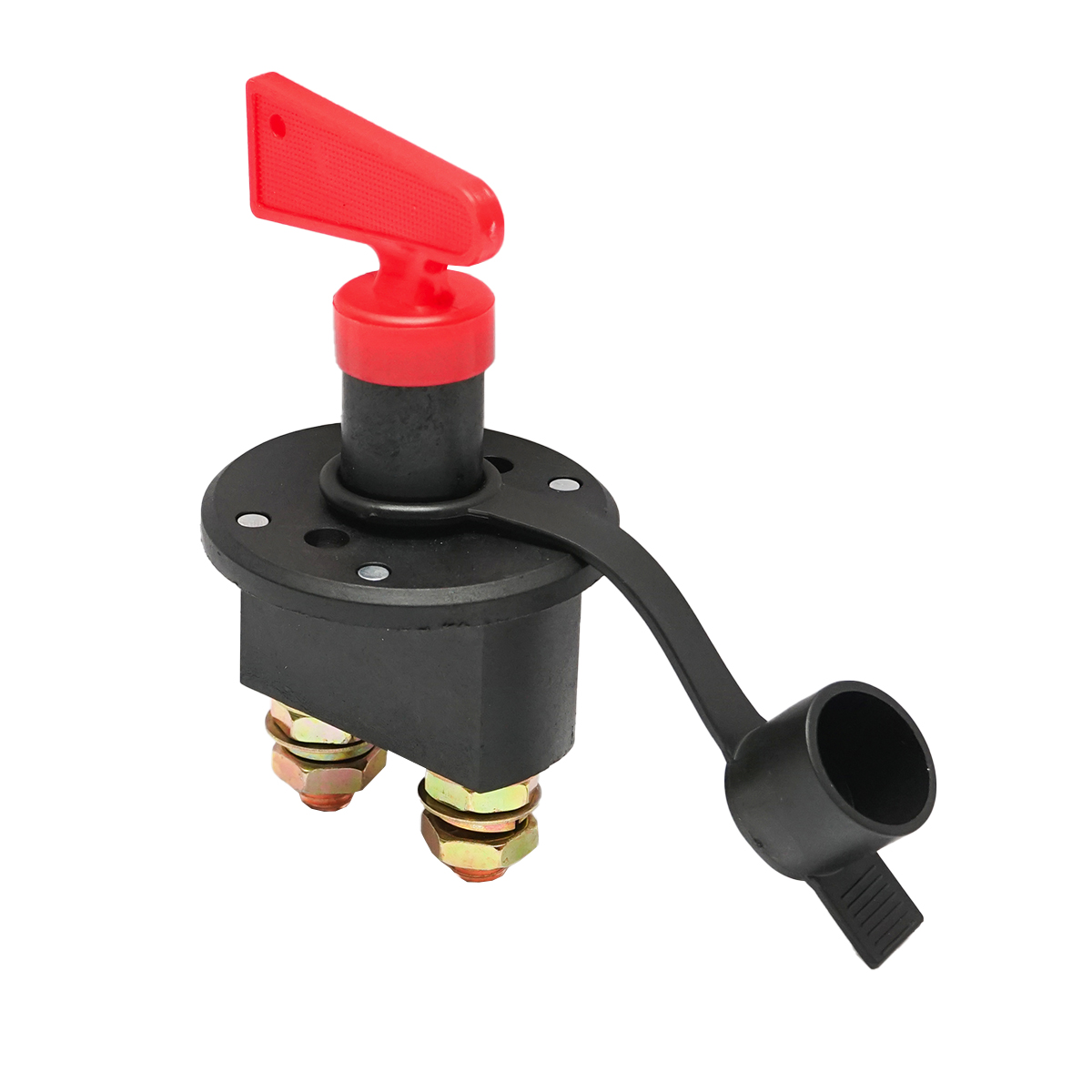 Contact general universal fi66 12/24V conector din cupru M10 si cheie din plastic cu protectie Breckner Germany - imagine 3