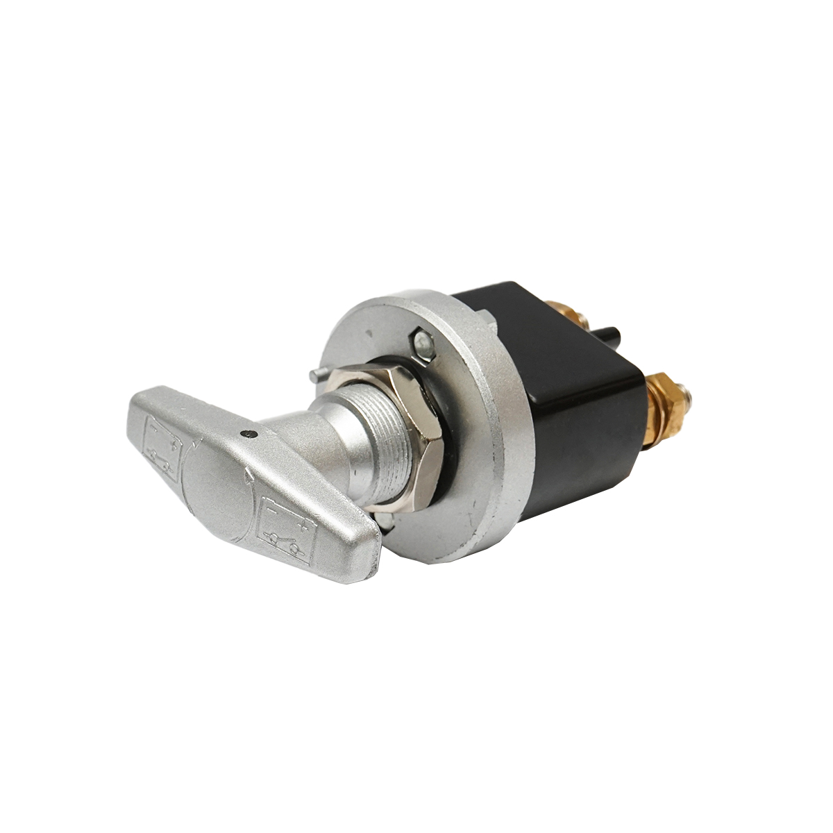 Comutator, intrerupator general fi67 12/24V, 200A conector din cupru M10, filet prindere M30 pentru MAN, Iveco si Volvo Breckner Germany - imagine 4