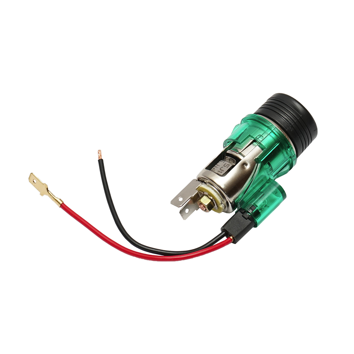 Priza cu bricheta auto universala 12V fi28, cu lumina integrata verde Breckner Germany - imagine 5