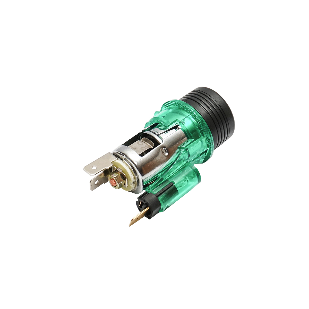 Priza cu bricheta auto universala fi28 12/24V 10A, cu lumina integrata verde Breckner Germany - imagine 5