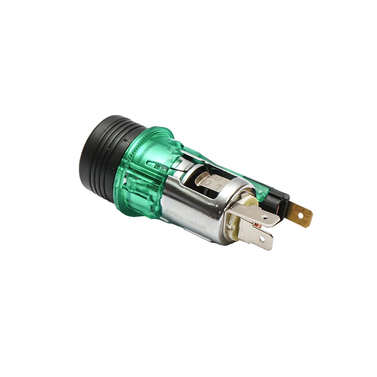 Priza cu bricheta auto universala fi28 12/24V 10A, cu lumina integrata verde Breckner Germany - imagine 4