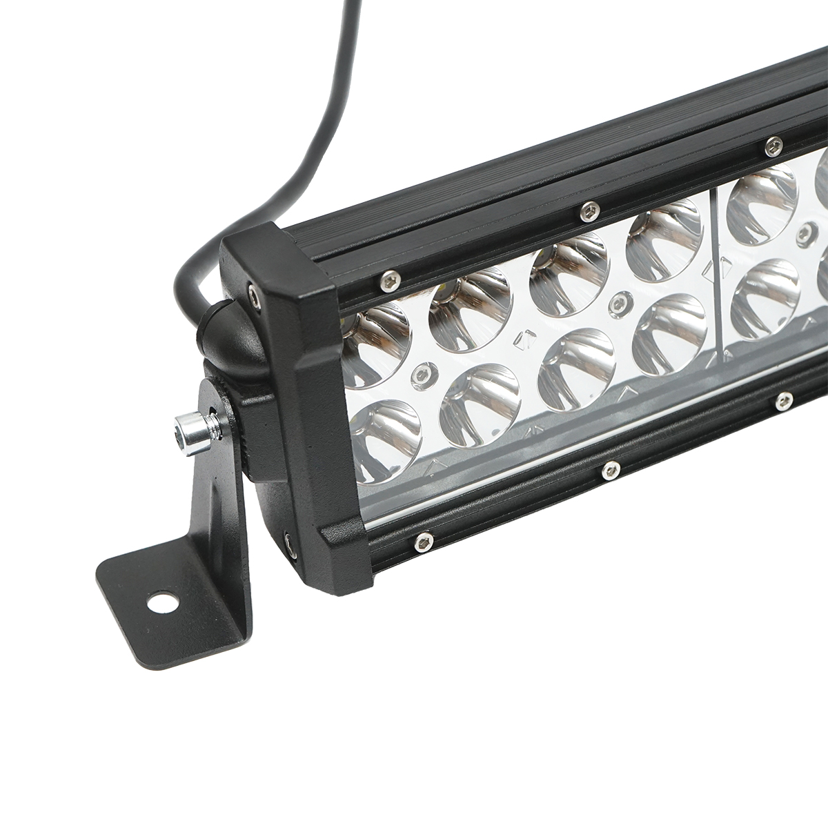 Lampa/proiector 288W curbata tip bara cu 96 LED-uri 9-60V 6000K 1250x65mm Breckner Germany - imagine 4