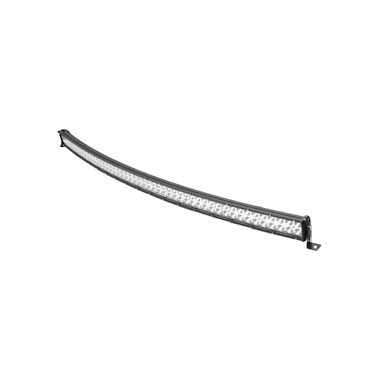 Lampa/proiector 300W curbata tip bara cu 100 LED-uri 9-60V 6000K 1300x65mm Breckner Germany - imagine 2