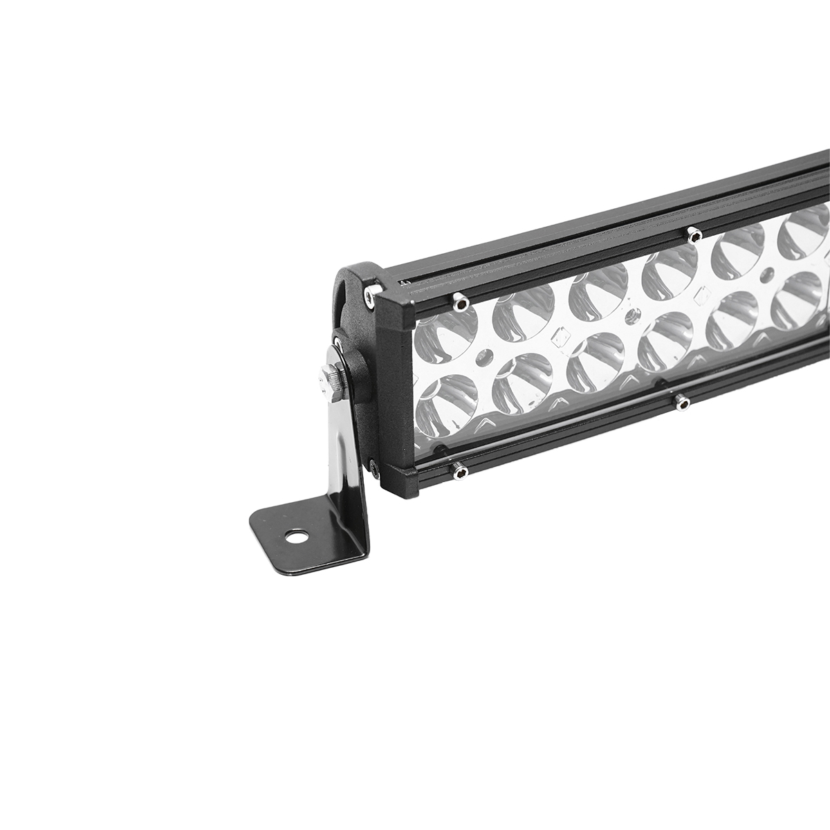 Lampa/proiector 300W curbata tip bara cu 100 LED-uri 9-60V 6000K 1300x65mm Breckner Germany - imagine 5