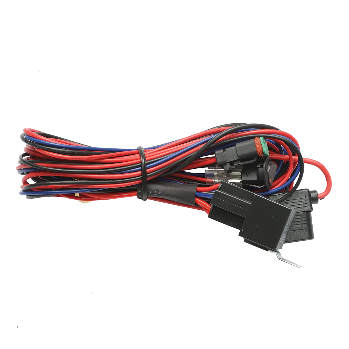 Cablaj cu buton releu si siguranta pentru proiectoare DC 12V/40A Breckner Germany - imagine 2