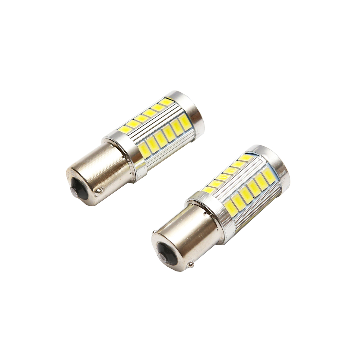 Set 2 becuri LED SMD 12V BAU15 0,25A lumina rece Breckner Germany - imagine 2