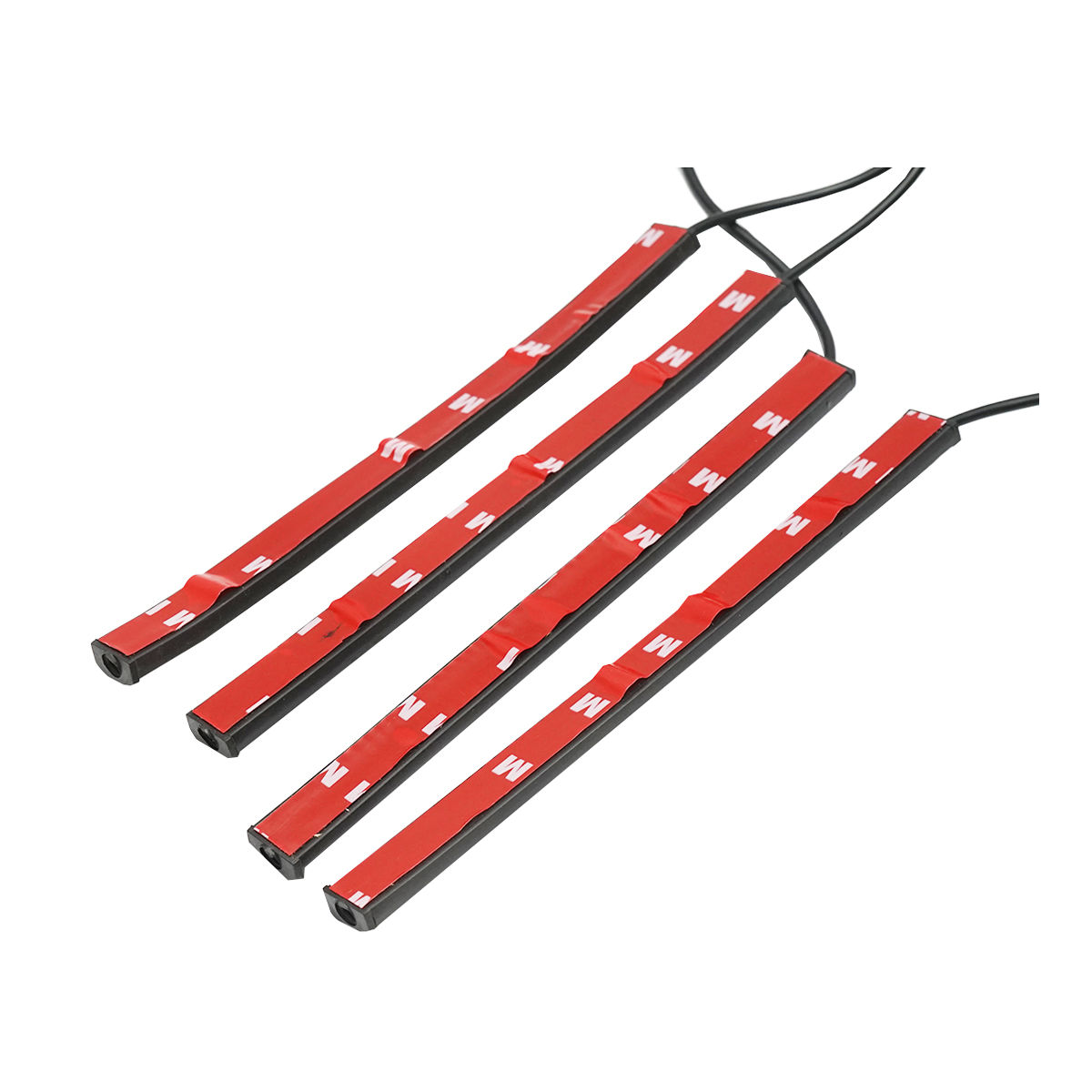 Kit lumini ambientale interior auto RGB LED 12V/6A cu telecomanda - imagine 4