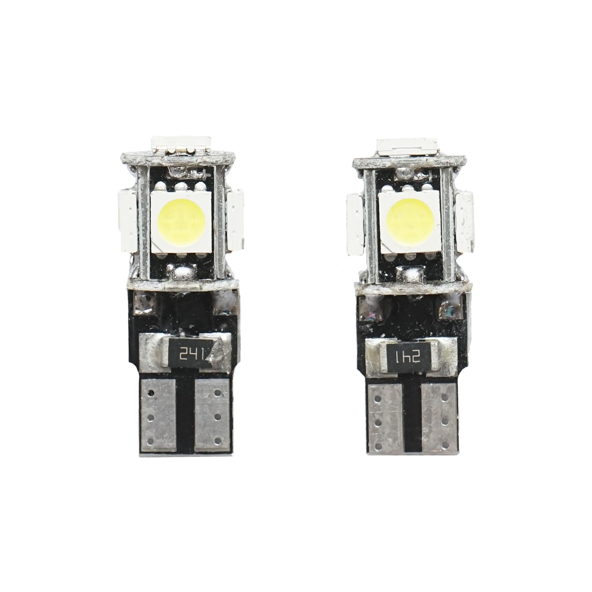 Set 2 becuri LED SMD 12V T10 0,16A lumina rece Breckner Germany