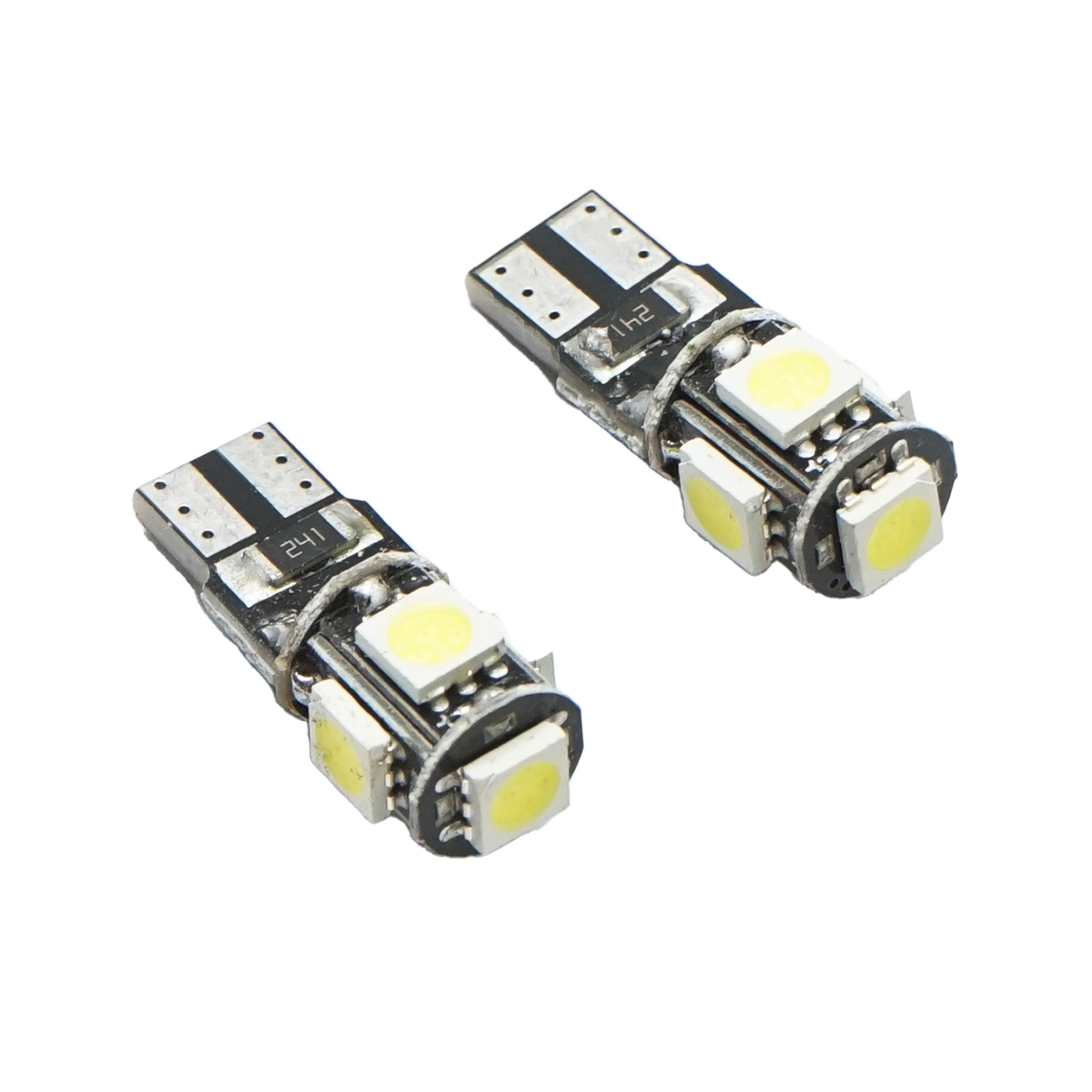 Set 2 becuri LED SMD 12V T10 0,16A lumina rece Breckner Germany - imagine 2