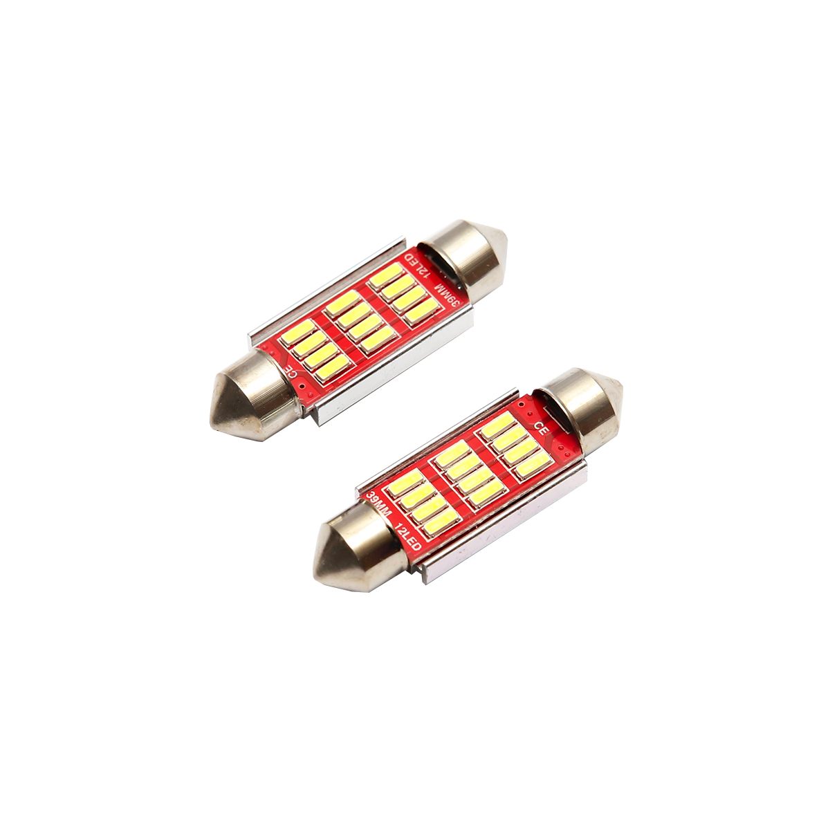 Set 2 becuri LED SMD SOFIT 39/12mm 12V 0,145A lumina rece Breckner Germany - imagine 2