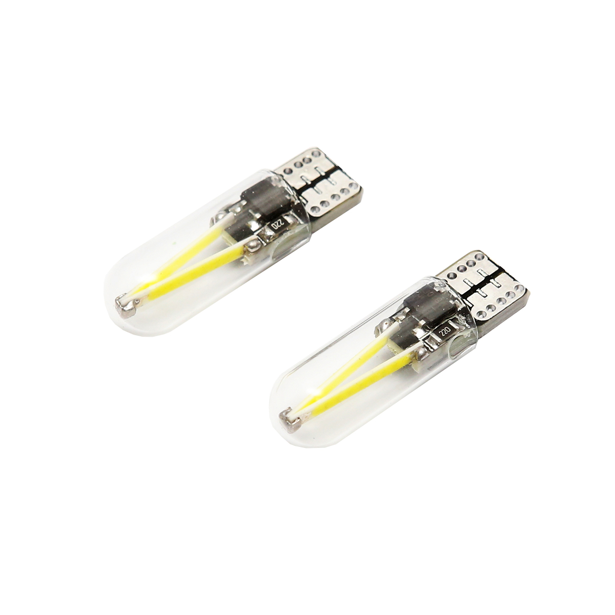 Set 2 becuri LED SMD 12V T10 0,04A lumina rece Breckner Germany - imagine 3