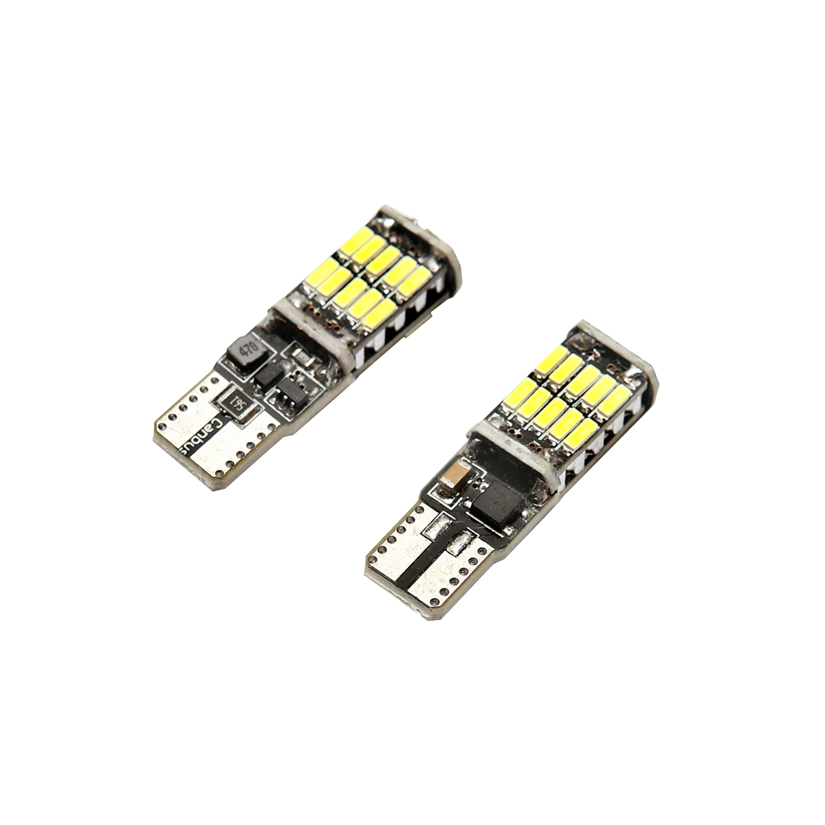 Set 2 becuri LED SMD 12V T10 0,2A lumina rece Breckner Germany - imagine 2
