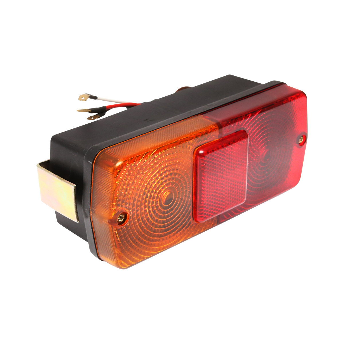 Lampa stop spate cu catadioptru rosu-galben 12 V - imagine 3