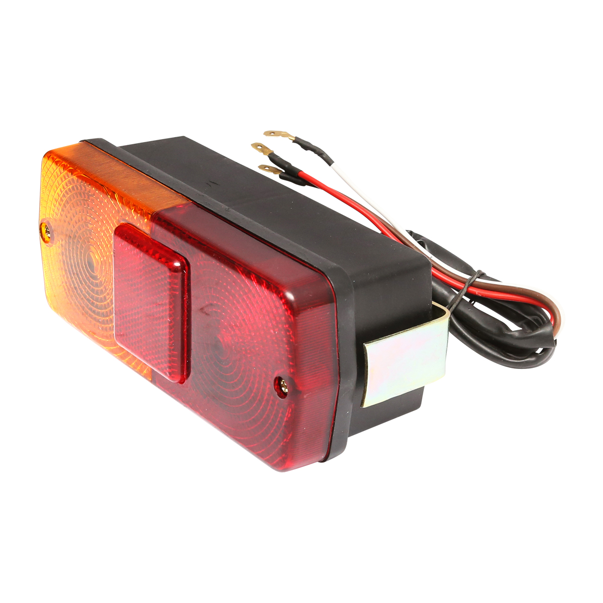 Lampa stop spate cu catadioptru rosu-galben 12 V - imagine 2